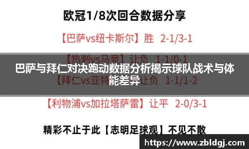 巴萨与拜仁对决跑动数据分析揭示球队战术与体能差异